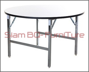 โต๊ะพับกลม,โต๊ะพับอเนกประสงค์กลม,โตีะจัดเลี้ยง,โต๊ะพับอเนกประสงค์กลมหน้าโฟเมก้าขาว,โต๊ะจีน